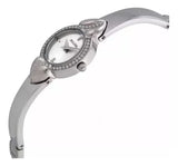 Bulova Crystal Pendant Silver Dial Silver Steel Strap Watch for Women - 96X111