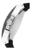 Guess Force Analog Quartz White Dial Black Rubber Strap Watch For Men - W0674G3