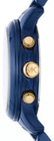 Michael Kors Runway Analog Blue Dial Blue Steel Strap Watch for Women - MK7332