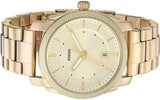 Fossil Machine Gold Dial Gold Steel Strap Watch for Men - FS5264