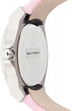 Guess Limelight Quartz Diamonds Pink Dial Pink Denim Strap Watch For Women - W0775l15