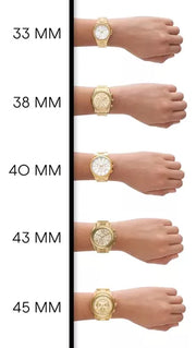 Michael Kors Runway Gold Dial Gold Steel Strap Watch For Women - MK4732