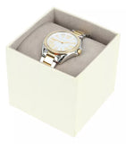 Michael Kors Kacie Three Hand Silver Dial Two Tone Steel Strap Watch for Women - MK6931