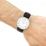 Tissot Everytime Medium White Dial Jam Tangan Tali Kulit Hitam Untuk Pria - T109.410.16.033.01