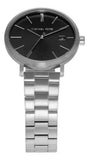 Michael Kors Blake Quartz Black Dial Silver Steel Strap Watch for Men - MK9133