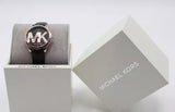 Michael Kors Jaycie Quartz Black Dial Black Leather Strap Watch for Women - MK2860