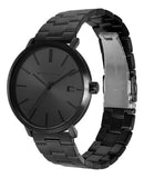 Michael Kors Blake Three-Hand Black Dial Black Steel Strap Watch for Men - MK9135