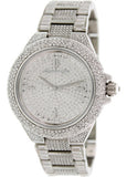 Michael Kors Camille Crystal Pave Dial Silver Steel Strap Watch for Women - MK5869