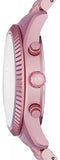 Michael Kors Lexington Chronograph Pink Dial Pink Steel Strap Watch for Women - MK8792