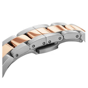 Daniel Wellington Iconic Link White Dial Two Tone Steel Strap Watch For Women - DW00100358