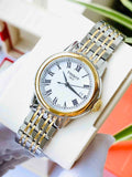 Tissot Carson Lady White Dial Two Tone Steel Strap Jam Tangan Wanita - T085.210.22.013.00