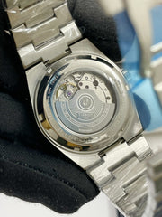 Tissot PRX Powermatic 80 Black Dial Silver Steel Strap Watch for Men - T137.207.11.051.00