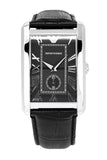 Emporio Armani Classic Analog Black Dial Black Leather Strap Strap Watch For Men - AR1604