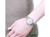 Fossil Jesse White Dial Silver Steel Strap Watch for Women - ES2362