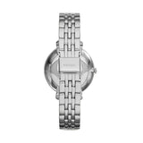 Fossil Jacqueline White Dial Silver Steel Strap Watch for Women - ES3631