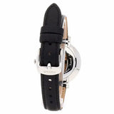 Fossil Jacqueline Quartz White Dial Black Leather Strap Watch for Women - ES3972