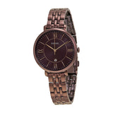 Fossil Jacqueline Brown Dial Brown Steel Strap Watch for Women - ES4275