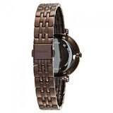 Fossil Jacqueline Brown Dial Brown Steel Strap Watch for Women - ES4275