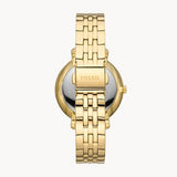 Fossil Jacqueline Moonphase Mother of Pearl Dial Gold Steel Strap Watch for Women - ES5167