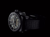 Breitling Emergency Black Dial Black Rubber Strap Watch for Men - V76325221B1S1