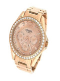 Fossil Riley Multifunction Rose Gold Dial Rose Gold Steel Strap Watch for Women - ES2811