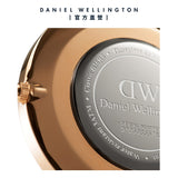 Daniel Wellington Classic York Black Dial Brown Leather Strap Watch For Men - DW00100128