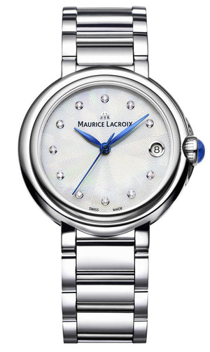 Maurice Lacroix Fiaba Mother of Pearl Dial Silver Steel Strap Watch for Women - FA1004-SS002-170-1