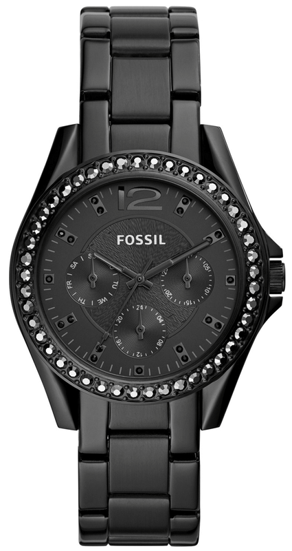 Fossil black watch womens hotsell