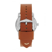 Fossil Commuter Blue Dial Blue Leather Strap Watch for Men - FS5325