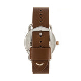 Fossil Commuter Grey Dial Brown Leather Strap Watch for Men - FS5417