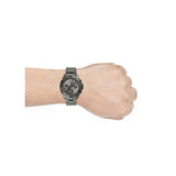 Fossil Garrett Chronograph Grey Dial Grey Steel Strap Watch for Men - FS5621