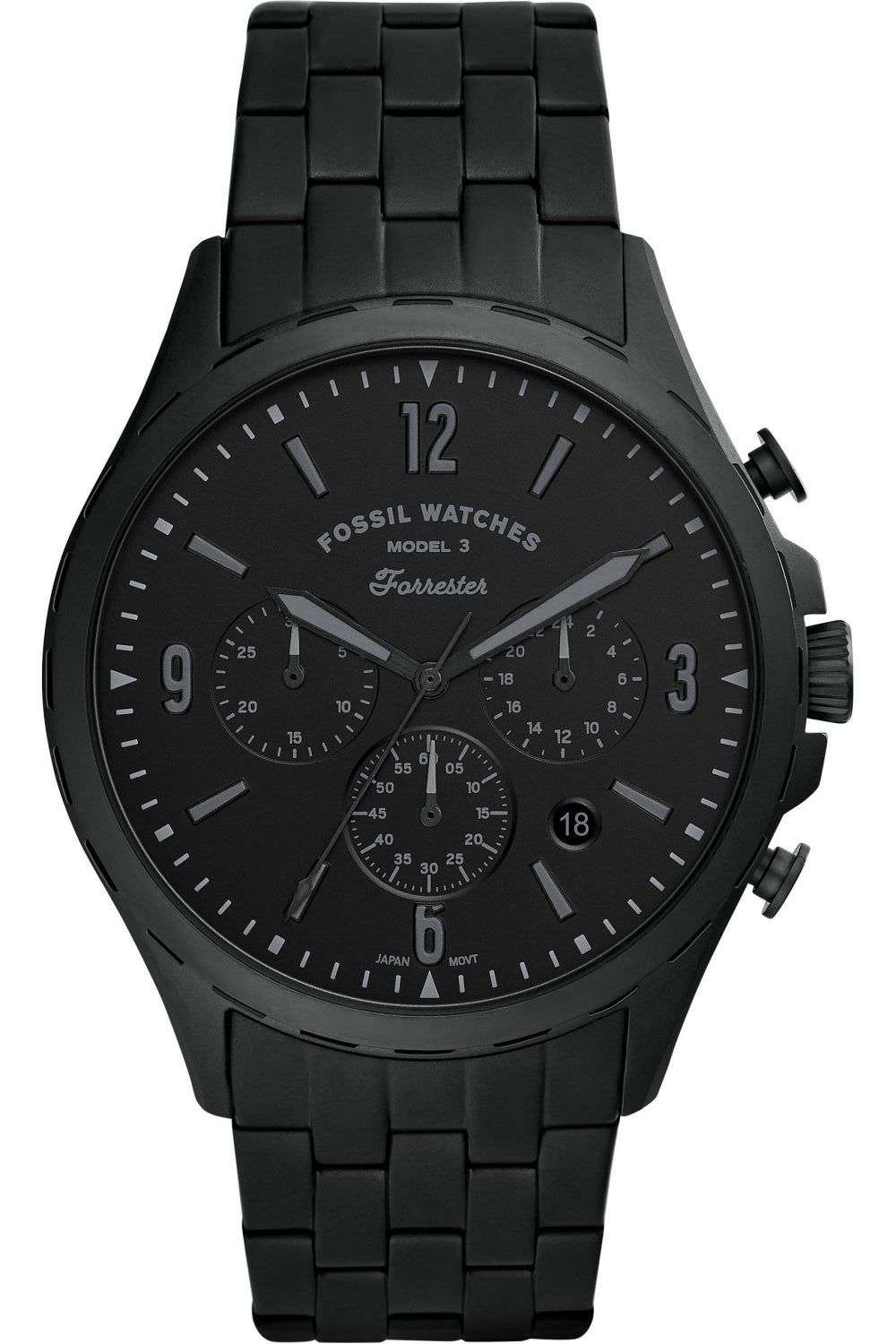 Fossil Forrester FS5610 Men's Quartz Watch 42mm Water-Resist