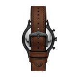 Fossil Retro Pilot Chronograph Brown Dial Brown Leather Strap Watch for Men - FS5833