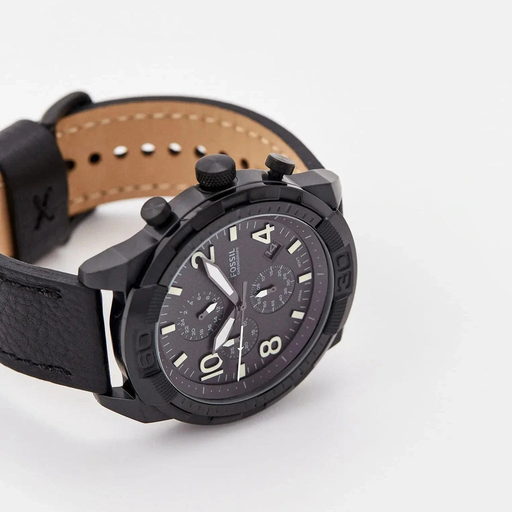 Orologio da uomo Fossil Bronson cronografo in acciaio inossidabile con quadrante nero al quarzo FS5853 Orologio da uomo Fossil Bronson cronografo in acciaio inossidabile con quadrante nero al quarzo FS5853