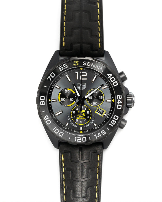 Tag Heuer Formula 1 X Senna Chronograph Automatic Grey Dial Men's Watch  CAZ201D.BA0633 - Watches, Formula 1 X Senna - Jomashop