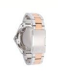 Fossil Riley Multifunction Rose Gold Dial Two Tone Steel Strap Watch for Women - ES4145