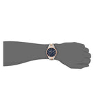 Fossil Grant Chronograph Blue Dial Two Tone Steel Strap Watch for Men - FS5024