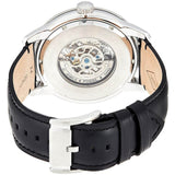 Fossil Townsman Skeleton Black Dial Black Leather Strap Watch for Men - ME3153