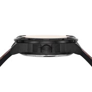 Fossil Bronson Automatic Skeleton Black Dial Brown Leather Strap Watch for Men - ME3219