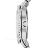 Fossil Stella Silver Dial Silver Steel Strap Watch for Women - ES3588