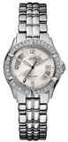 Guess Water Pro Diamonds Silver Dial Silver Steel Strap Watch For Women - G75511M