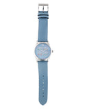 Gucci G Timeless Quartz Mother of Pearl Dial Blue Leather Strap Watch For Women - YA1264124
