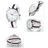 Gucci G Timeless Quartz White DIal White NATO Strap Watch For Men - YA126322