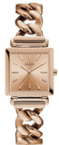 Guess Vanity Rose Gold Dial Rose Gold Steel Strap Watch for Women - W1029L3