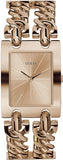 Guess Mod Heavy Metal Rose Gold Dial Rose Gold Steel Strap Watch For Women - W1117L3