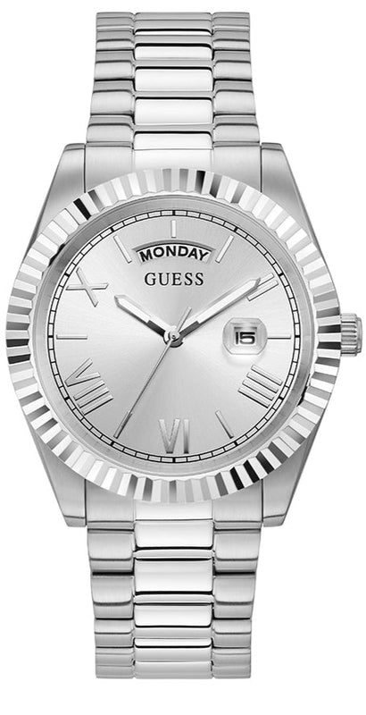 Guess Montre Homme Connoisseur Acier inoxydable Couleur argent GW0265G6