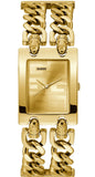 Guess Mod G Gold Dial Gold Steel Strap Watch for Women - GW0294L2