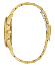 Guess Analog Chronograph Gold Dial Gold Steel Strap Watch for Men - GW0329G3