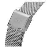 Guess Tapestry Diamonds Silver Dial Silver Mesh Bracelet Watch for Women - GW0354L1