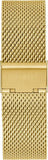 Guess Tailor Multifunction Gold Dial Gold Mesh Bracelet Watch for Men - GW0368G2